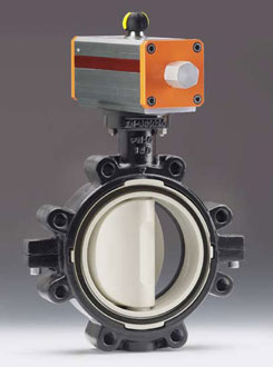 Pneumatically Actuated Butterfly Valve Type 241-242